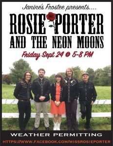 Rosie Porter & The Neon Moons @ Janine's Frostee